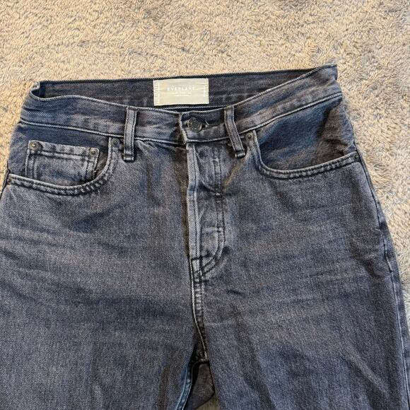 Everlane 90s Cheeky Mom Ankle Jeans Faded Black Size 24 24R Regular - Picture 6 of 10